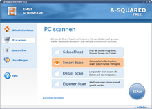 Auswahl der Scan Methode