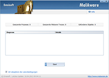 Emsisoft MalAware - Start