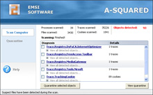 a-squared Web Malware Scanner - Scanner running