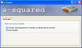 Screenshot: Configuration du Gardien d'arrière-plan de a-squared