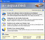 Screenshot: a-squared Startcenter
