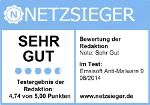 „Sehr Gut“ für Emsisoft Anti-Malware beim Netzsieger-Einzeltest