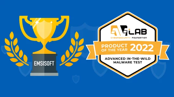 Emsisoft Business Security von AVLab als „Produkt des Jahres 2022“ ausgezeichnet