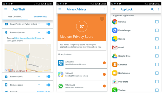 Emsisoft Mobile Security 3.0 - malware protection and more for your Android