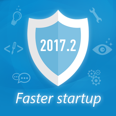 New in 2017.2: Faster software startup and more