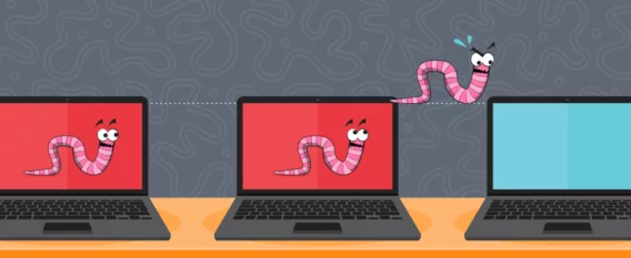 What is a computer worm and how does it spread? malware-worms-blog-banner