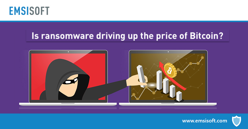 Is ransomware driving up the price of Bitcoin?
