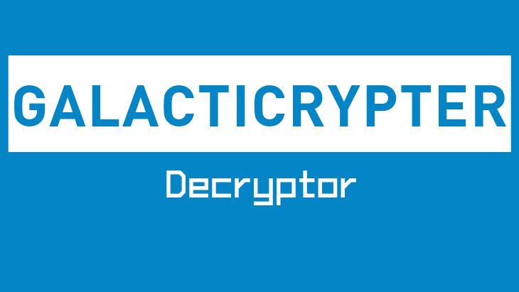 GalactiCrypter Decryptor