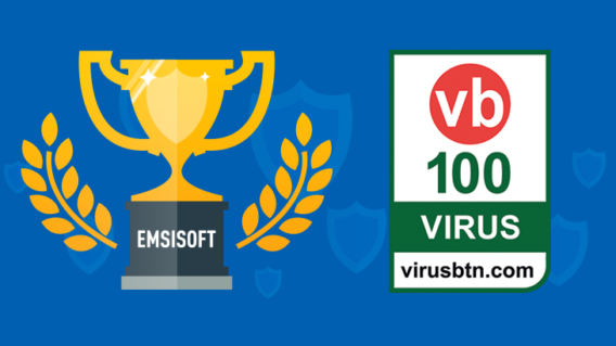 Emsisoft awarded VB100 in February 2020 tests