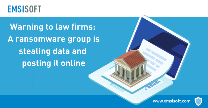 Datapost Ransomware Warning to law firms: a ransomware group is stealing data and posting ...