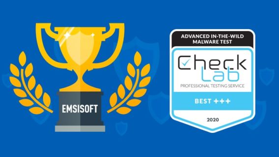 Emsisoft earns BEST+++ rating in CheckLab’s Advanced-In-The-Wild Test EMSISOFT-CHECKLAB-NOV-2020_LI