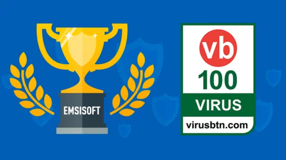 Emsisoft Anti-Malware awarded VB100 in December 2021 tests