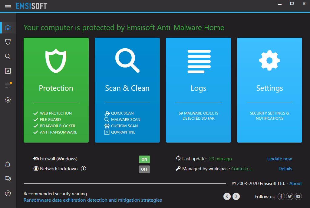 Emsisoft | Anti-Malware: Lightweight Malware Protection for the Home